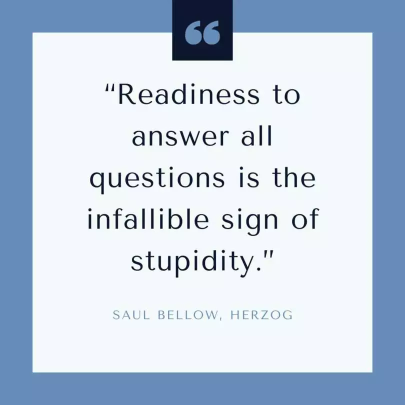 Quote by Saul Bellow