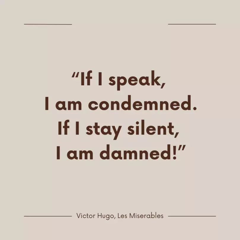 Cita de Los Miserables de Victor Hugo