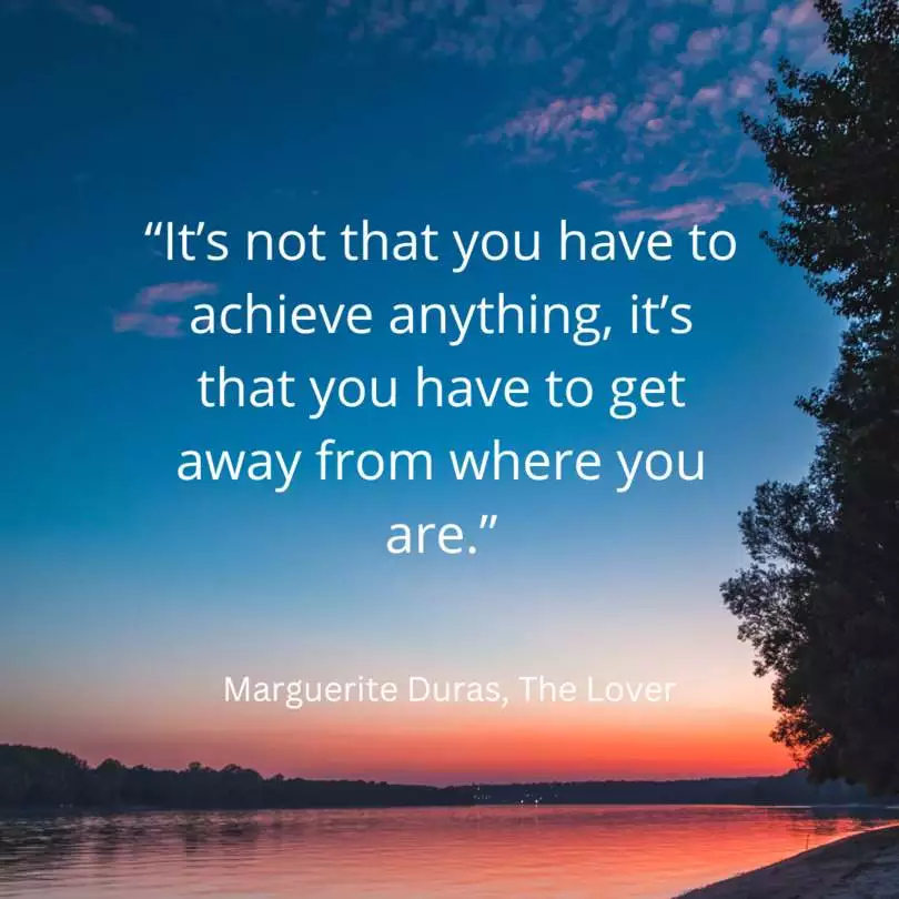Quote from "The Lover" by Marguerite Duras
