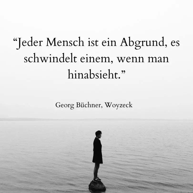 Zitat aus Woyzeck von Georg Büchner