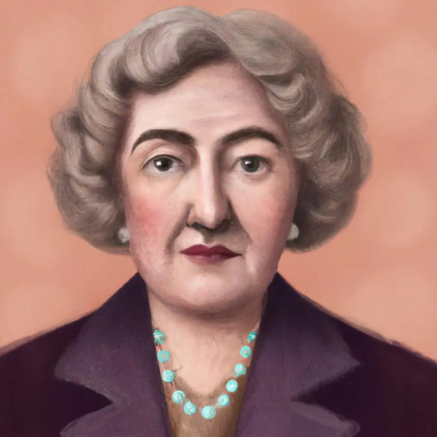 Porträt von Agatha Christie