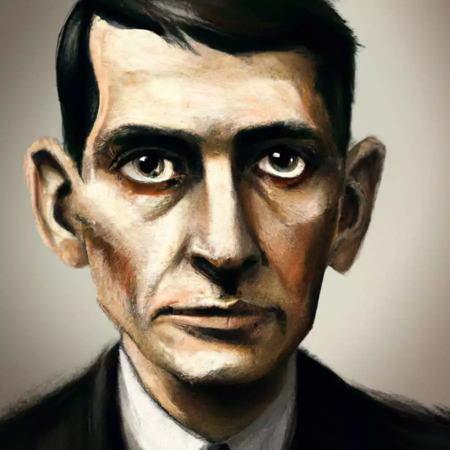 Retrato de la Franz Kafka