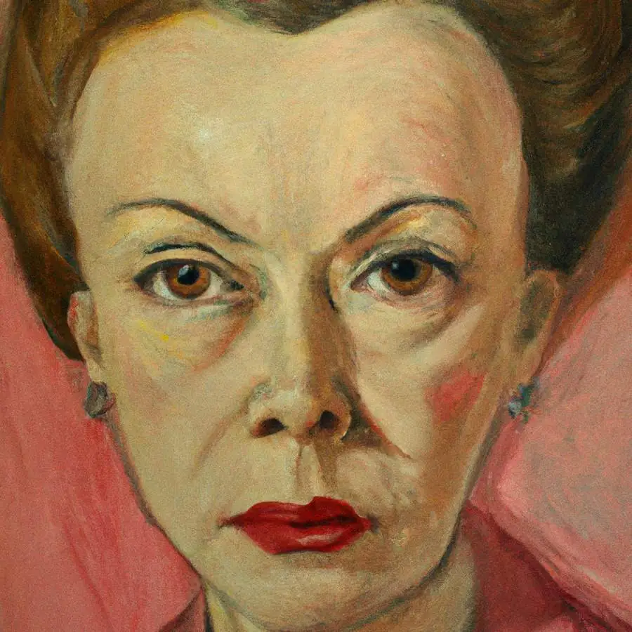 Portrait of Marguerite Duras