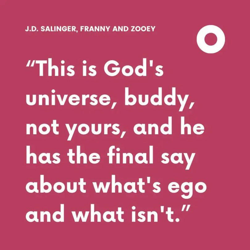 Citação de Franny e Zooey, de J.D. Salinger