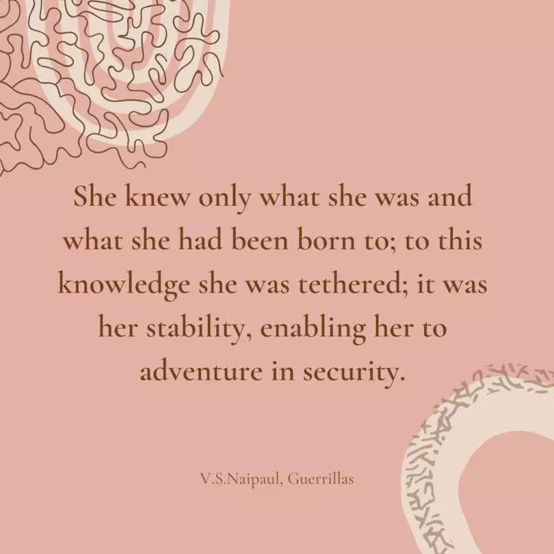 Zitat aus Guerillas von V.S.Naipaul