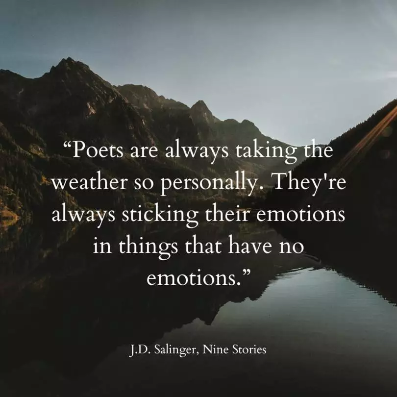 Zitat aus Neun Erzählungen von J.D. Salinger