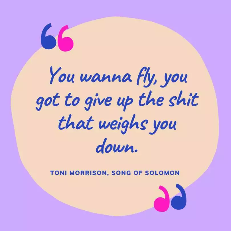 Cita de La Canción de Salomón, de Toni Morrison