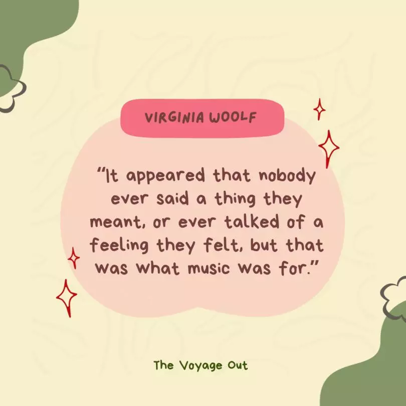 Zitat aus Die Fahrt hinaus von Virginia Woolf