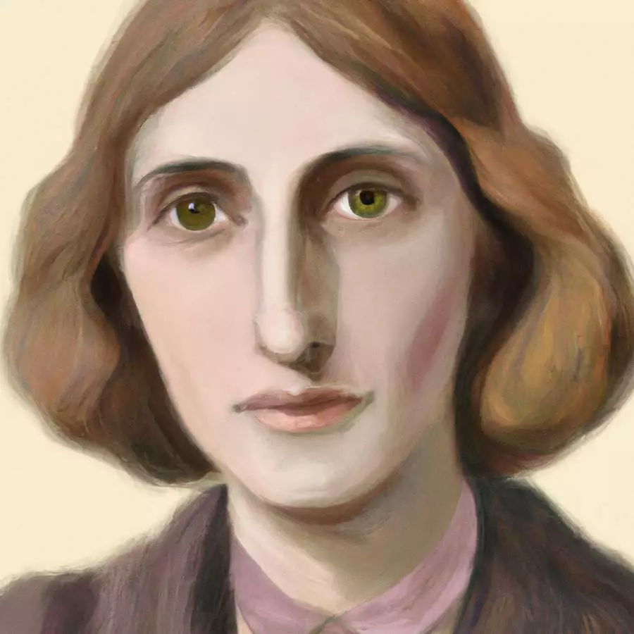 Porträt von Virginia Woolf