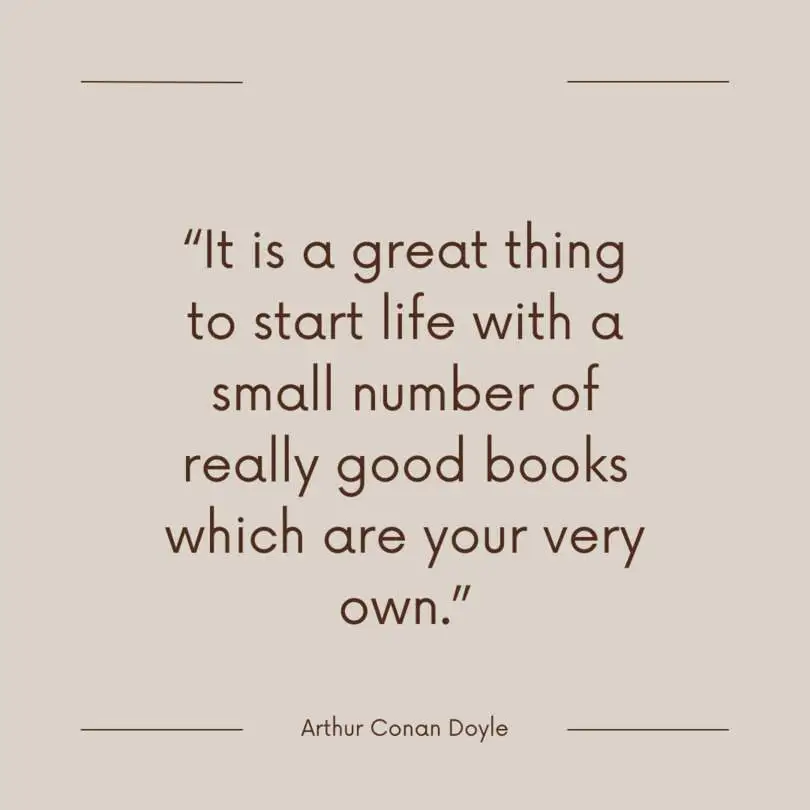 Citation d'Arthur Conan Doyle
