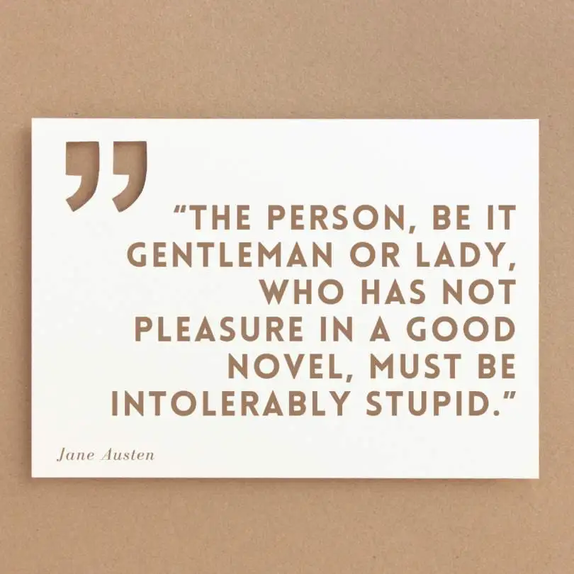 Citação de Jane Austen