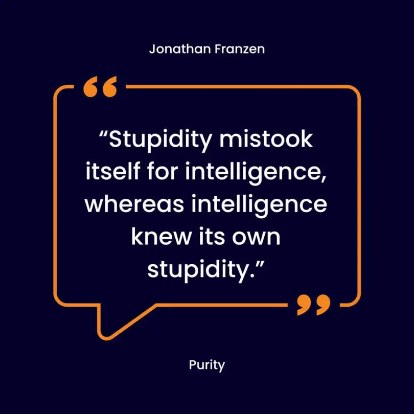 Quote from Purity by Johnathan Franzen