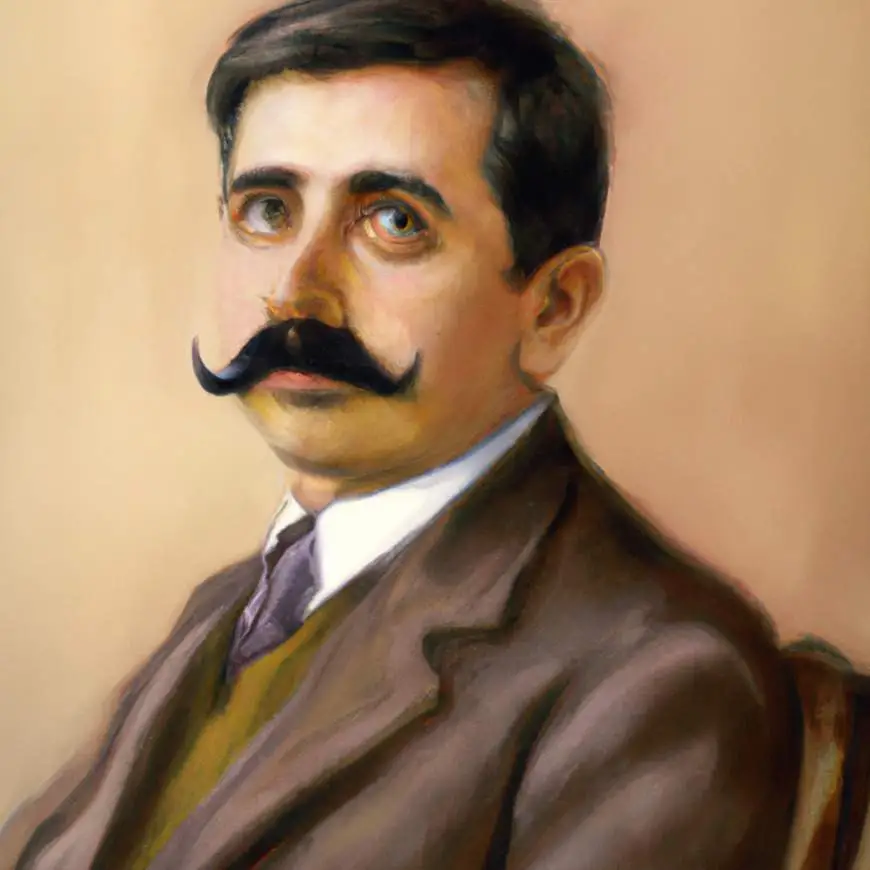 Retrato de Marcel Proust