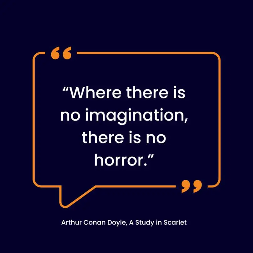 Zitat aus Eine Studie in Scharlachrot von Arthur Conan Doyle