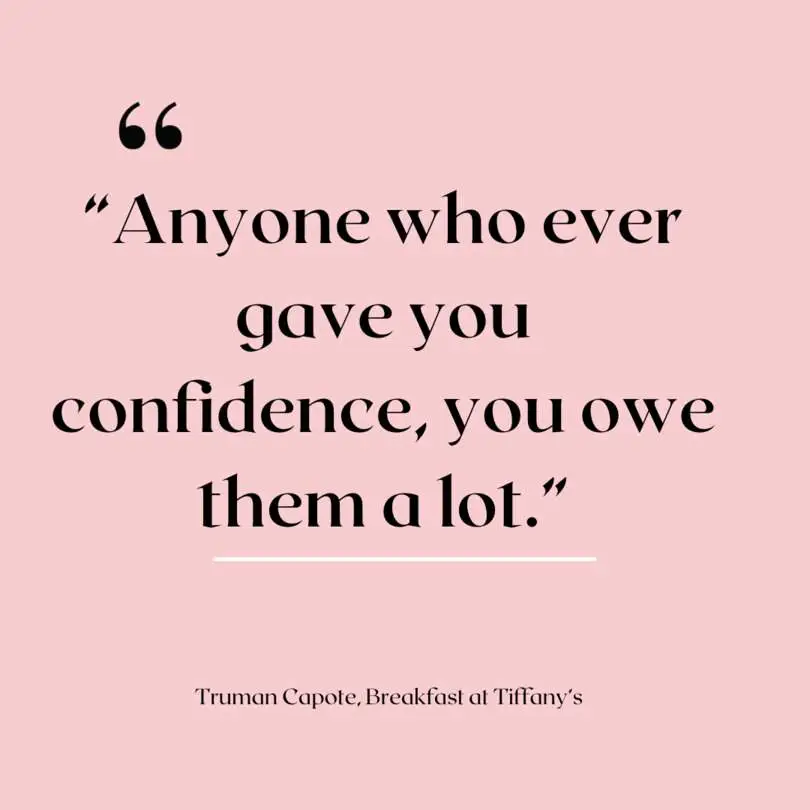 Quote from Breakfast at Tiffany's by Truman Capote