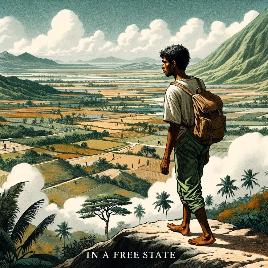 Illustration In a Free State by V.S. Naipaul