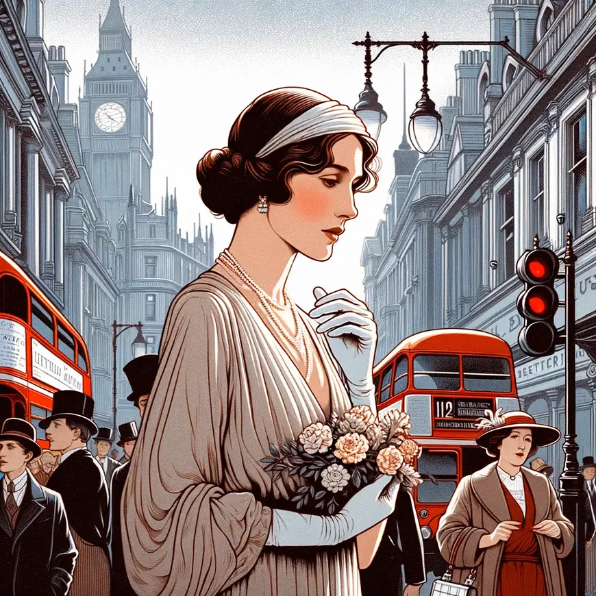 Illustration Mrs Dalloway par Virginia Woolf