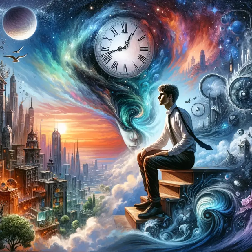 Ilustração de O tempo deve parar, de Aldous Huxley