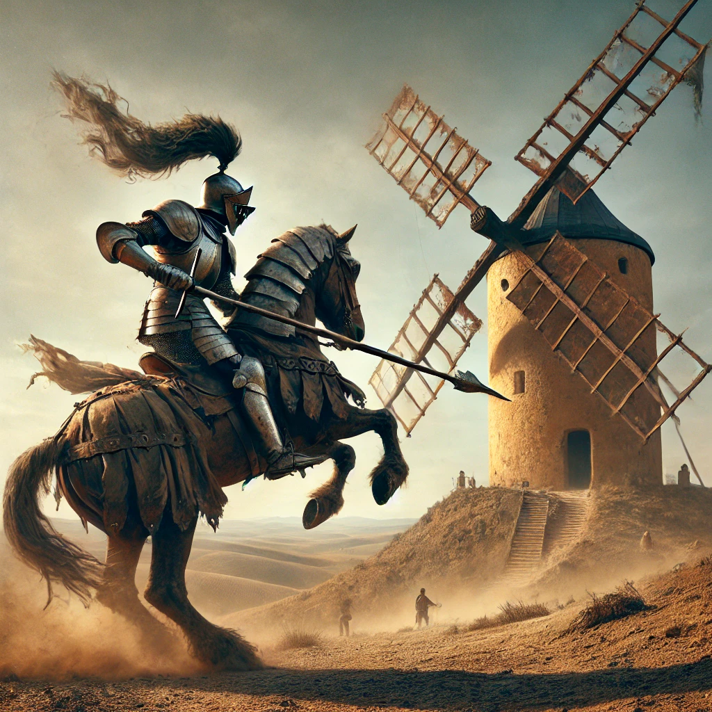 Illustration for Don Quixote by Miguel de Cervantes