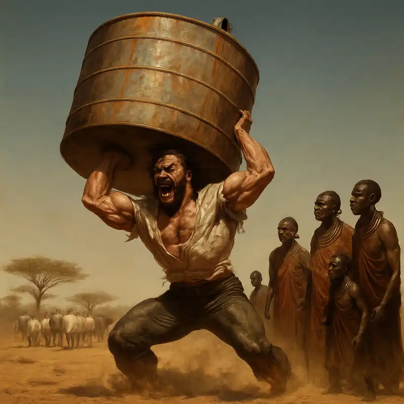 Illustration für Der Regenkönig von Saul Bellow