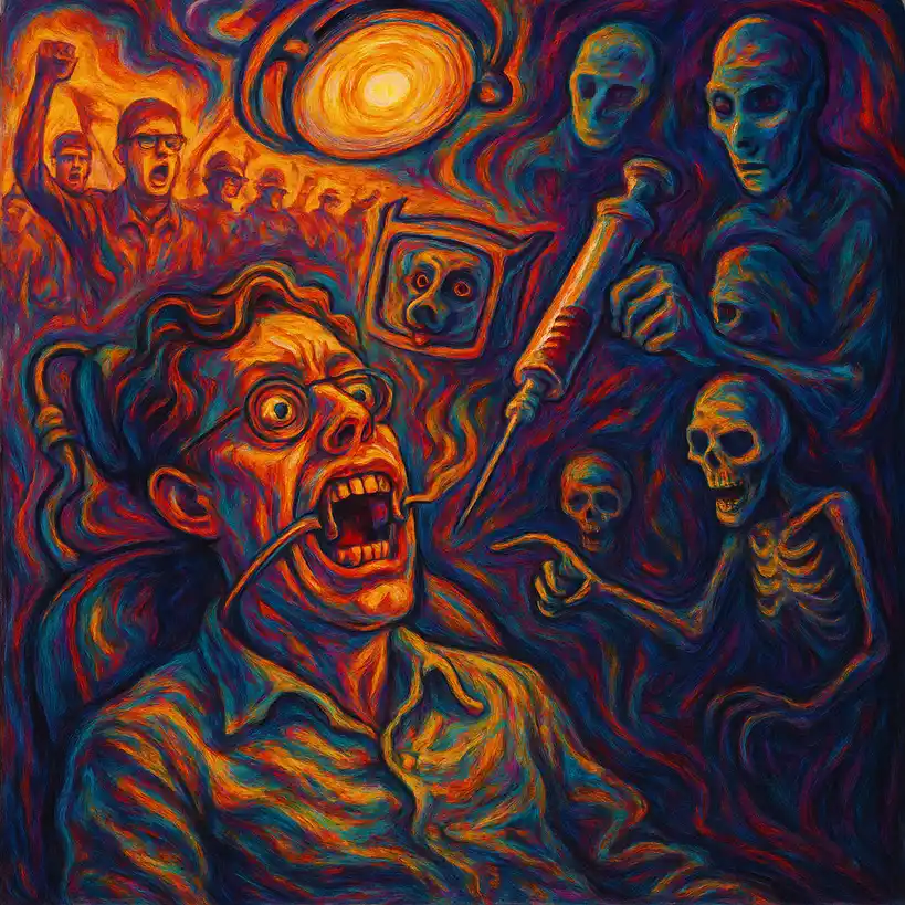 Illustration Scene for the novel by Grass Illustration Scene for the novel by Grass