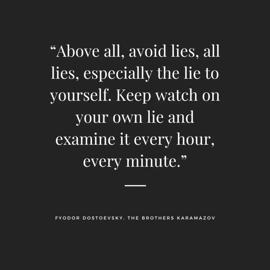 Cita de Los hermanos Karamázov, de Fiódor Dostoyevski Cita de Los hermanos Karamázov, de Fiódor Dostoyevski