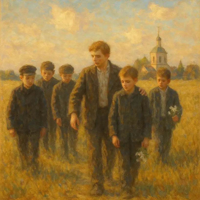 Ilustración para Los hermanos Karamázov, de Fiódor Dostoievski