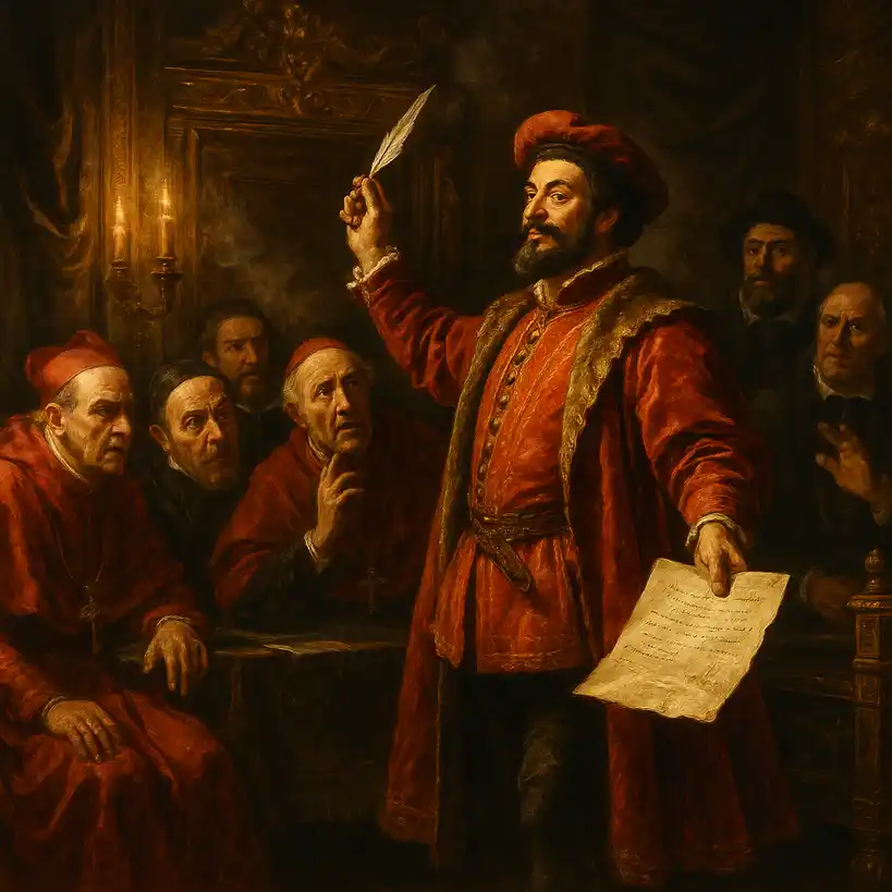 Ilustración para Pietro Aretino, de Georg Büchner.