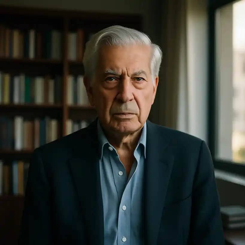 Retrato de Mario Vargas Llosa