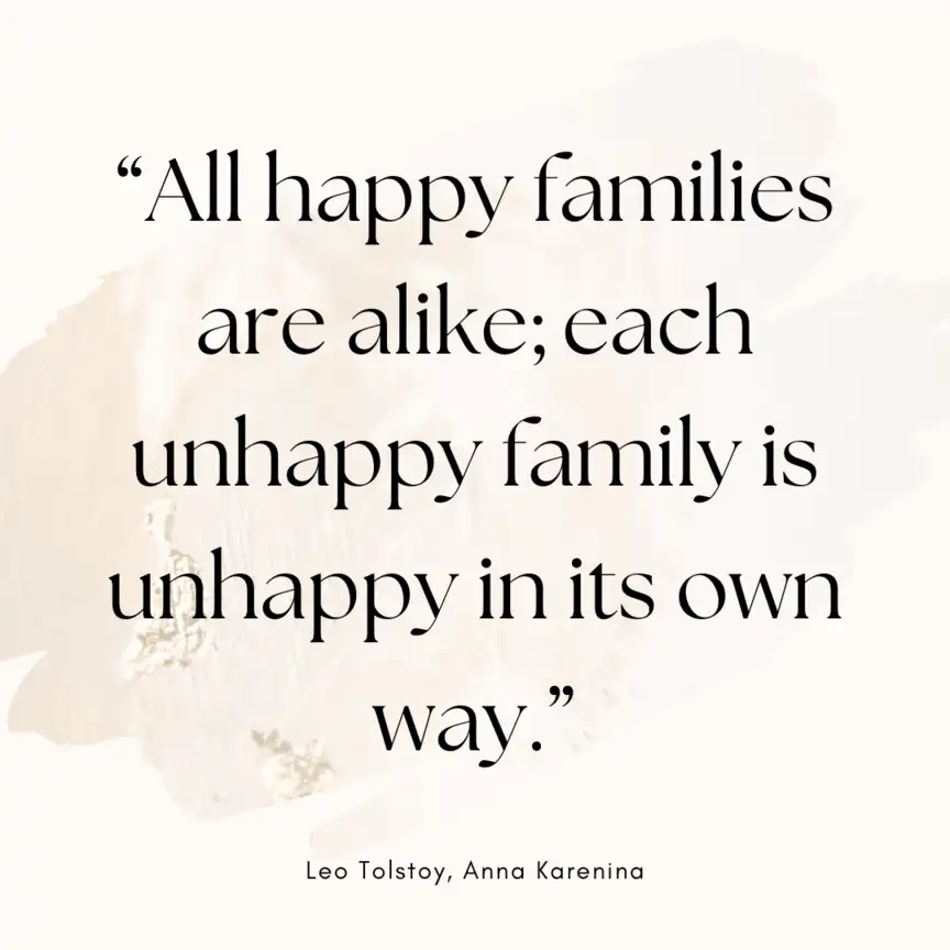 Citation tirée d'Anna Karénine, de Léon Tolstoï