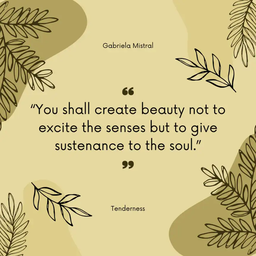 Cita de Ternura, de Gabriela Mistral Cita de Ternura, de Gabriela Mistral