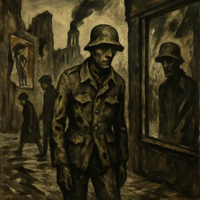 Zeichnung einer Szene aus dem Werk von Boell Zeichnung einer Szene aus dem Werk von Boell