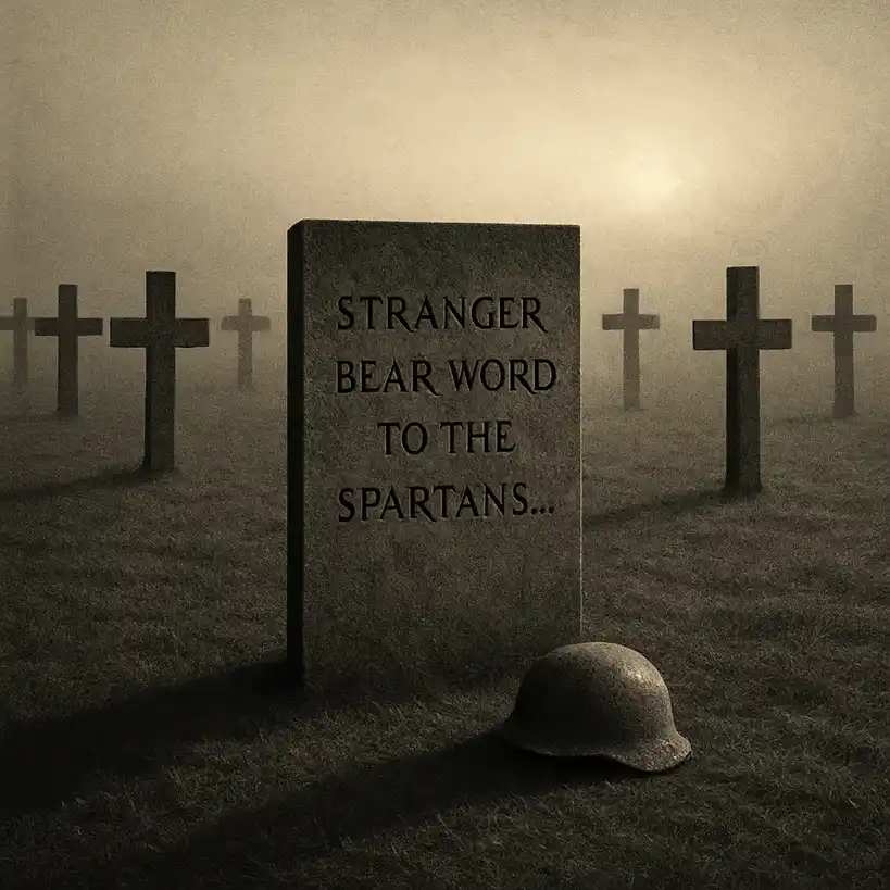 Illustration für Wanderer, kommst du nach Spa… von Heinrich Böll