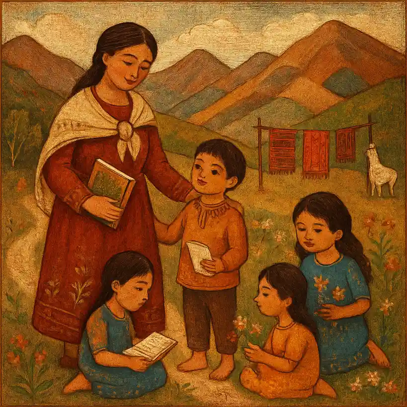 Illustration für Zärtlichkeit von Gabriela Mistral