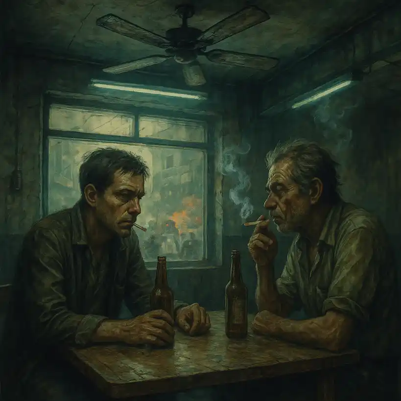 A Scene from the Book by Llosa