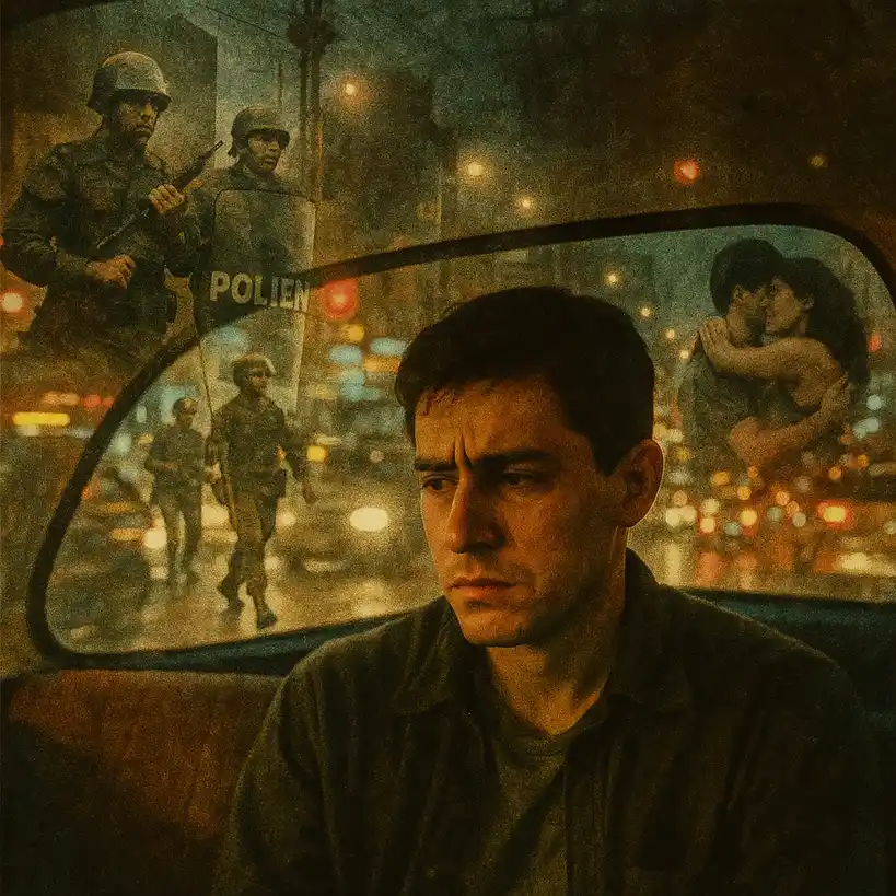 Illustration for Conversation in the Cathedral by Vargas Lllosa