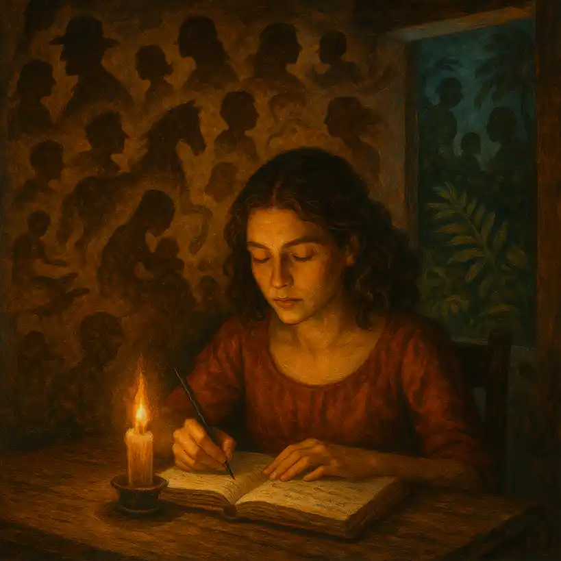 Illustration for Eva Luna by Isabel Allende