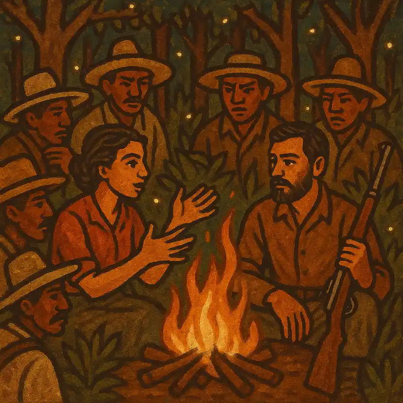 A Scene from the Book Eva Luna