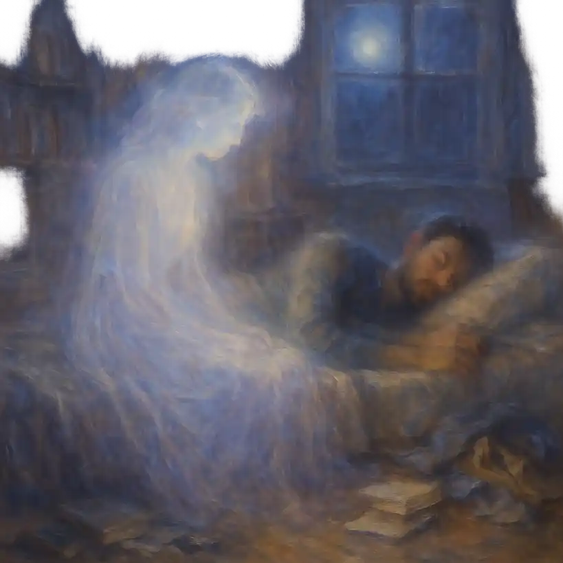 Illustrated scene from the book by Levy