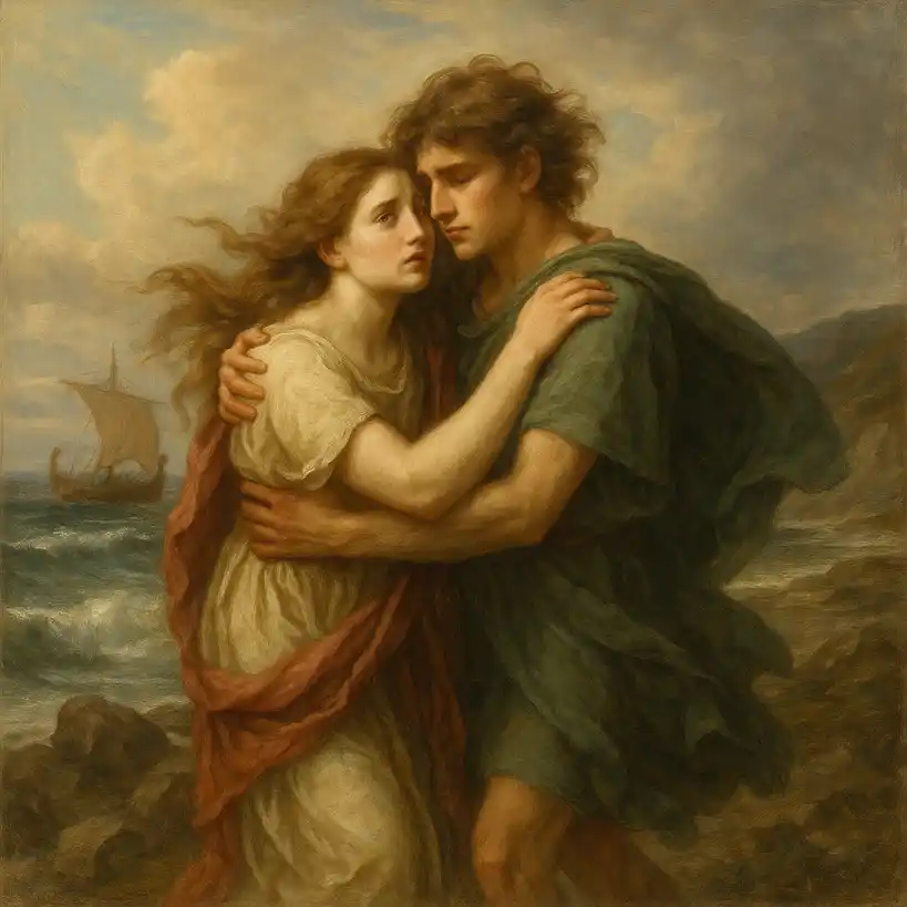 Ilustración para Ifigenia en Táuride, de Johann Wolfgang von Goethe.