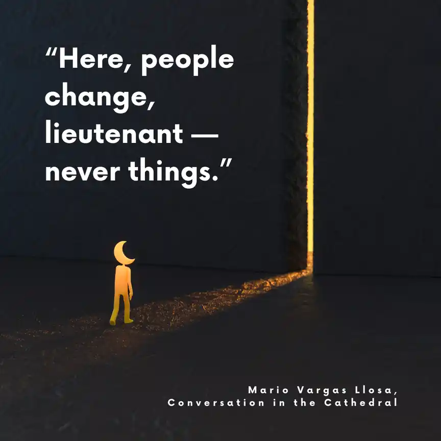 Quote from Conversation in the Cathedral