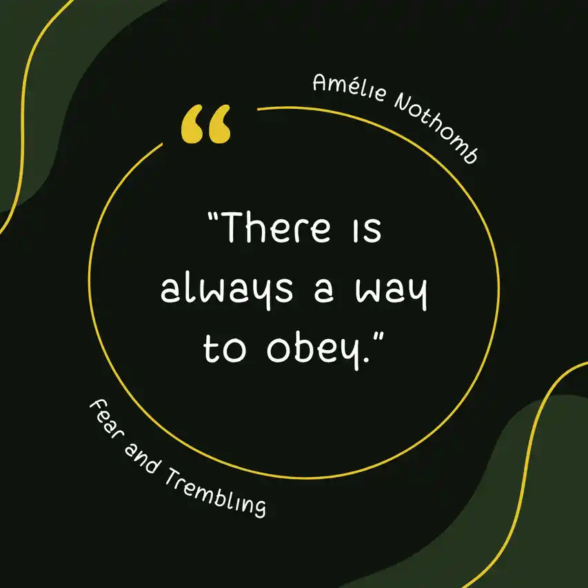 Quote from Fear and Trembling