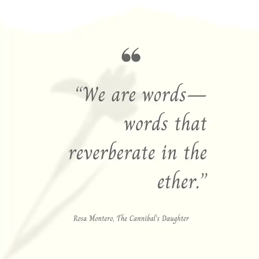 Quote from The Cannibal's Daughter