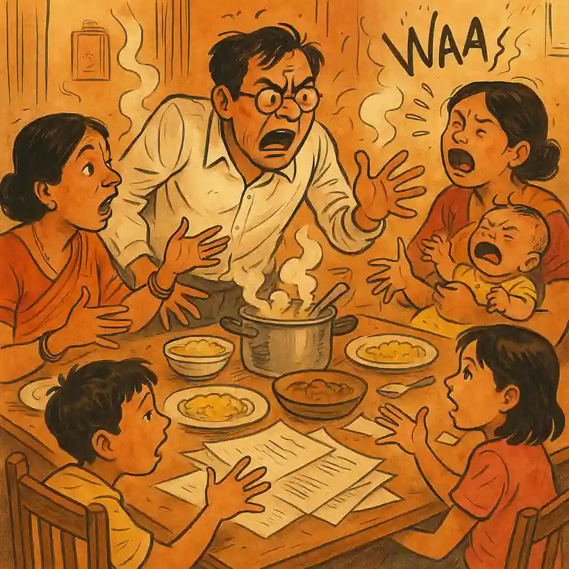 A scene from the book by Naipaul
