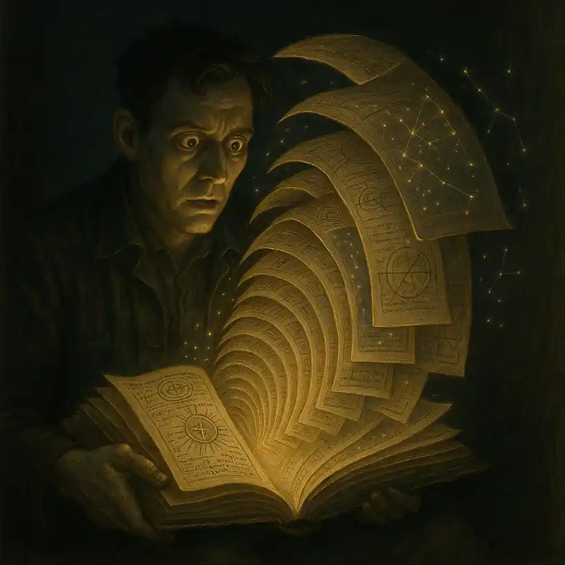 Illustration The Book of Sand