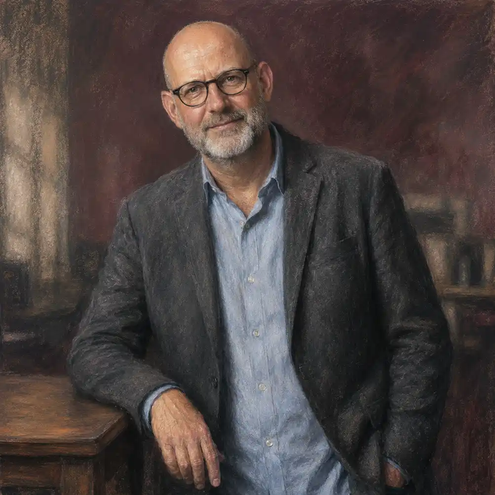 Half-Portrait of Harlan Coben